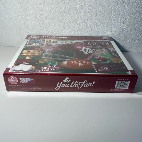 Texas A&M Aggies Football 500 Piece Puzzle 24x18 -You The Fan -Gig’Em NEW SEALED - Picture 2 of 4